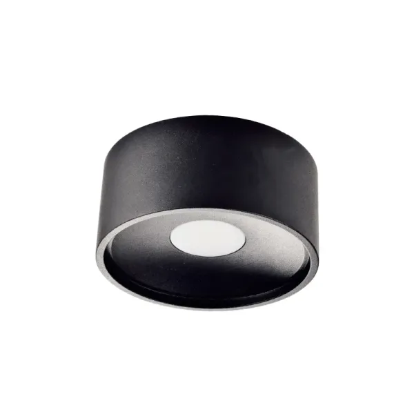 Matte texture, simple black, light comfort Surface mounted down light