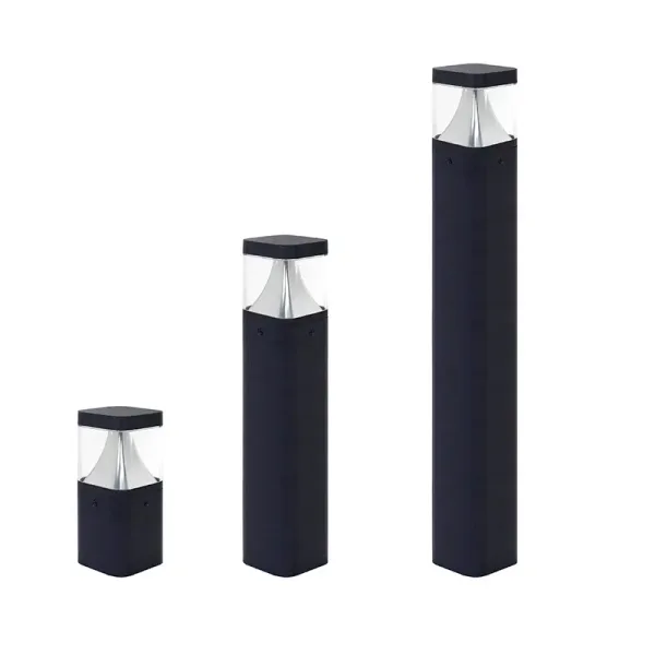Square light body, low power, high efficiency lawn light
