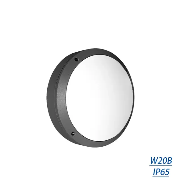 A variety of appearance design, soft light effect, W20 series round wall light