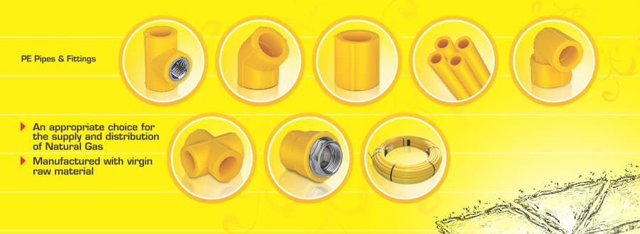 PE Pipes & Fittings (Gas & Water)